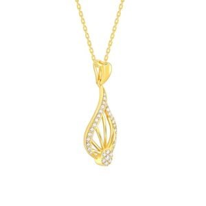 Women's Sterling Silver Pendant Necklace with Jassu Fashion Store